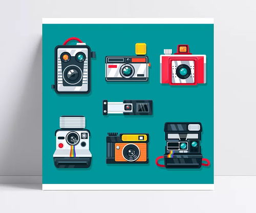 像素之外的質(zhì)感 創(chuàng)意時(shí)尚照相機(jī)矢量素材與思想的破局